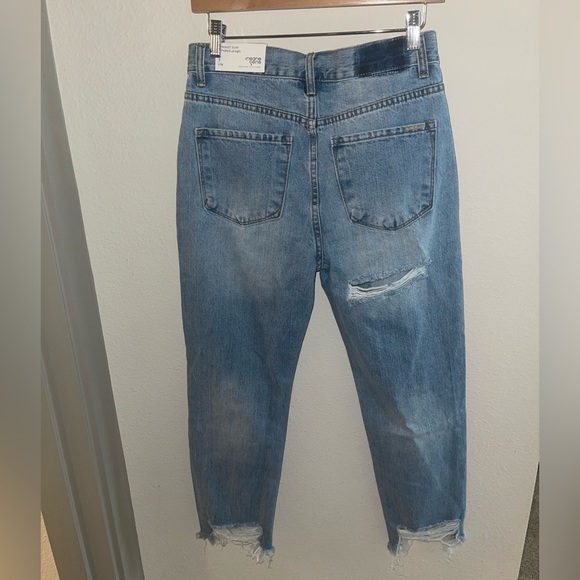 Insane Gene Hi-Waist Tapered Jeans in Medium Wash - Picture 6 of 8